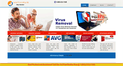 Desktop Screenshot of antivirushelpnumber.com